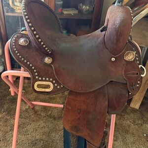 Circle Y barrel Saddle  -